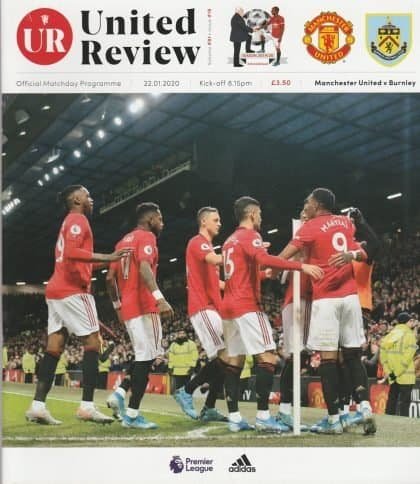 Manchester United v Burnley  22-Jan-2020