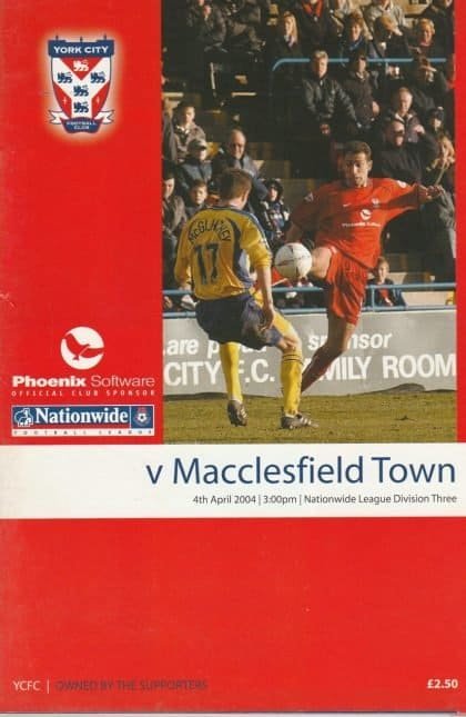 York City v Macclesfield Town   04-Apr-2004