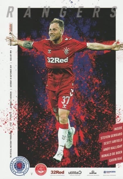 Glasgow Rangers v Aberdeen 28-Sep-2019