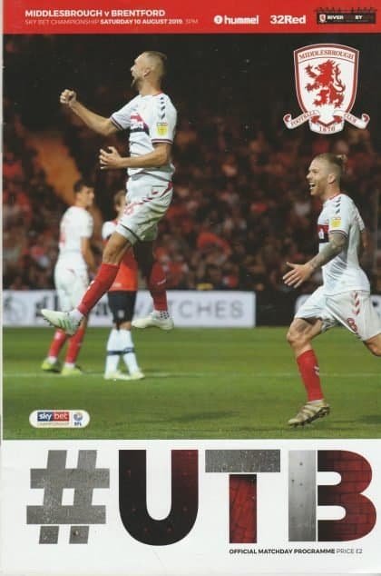 Middlesbrough v Brentford  10-Aug-2019