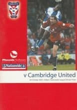 York City v Cambridge United 04-Oct-2003