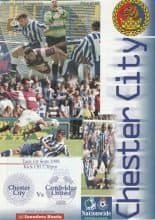 Chester City v Cambridge United  01-Sep-1998