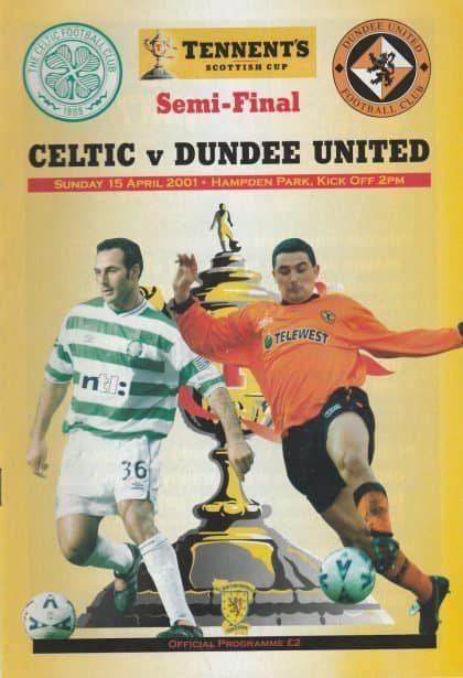 Glasgow Celtic v Dundee United  15-Apr-2001
