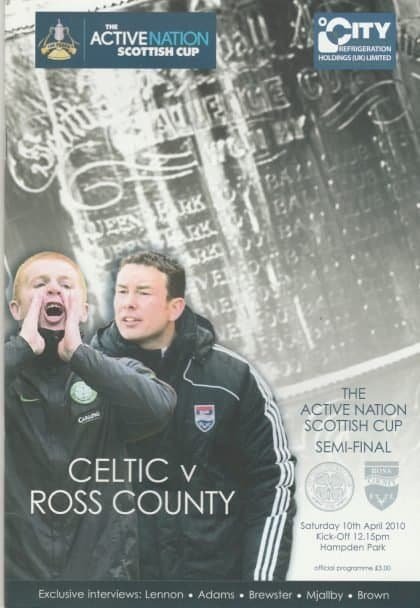 Glasgow Celtic v Ross County  10-Apr-2010