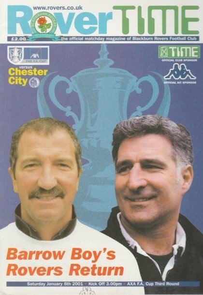Blackburn Rovers v Chester City  06-Jan-2001