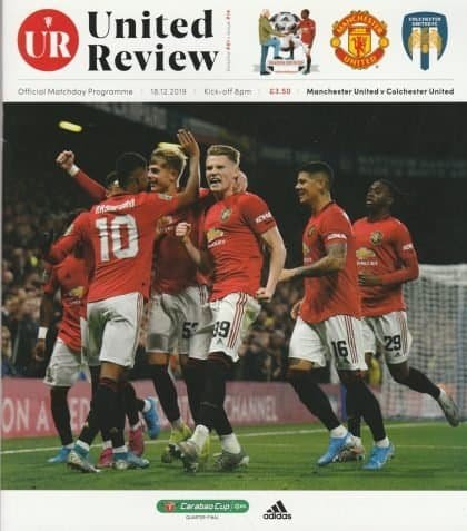 Manchester United v Colchester United  18-Dec-2019