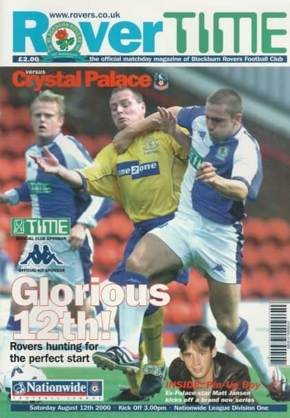 Blackburn Rovers v Crystal Palace   12-Aug-2000