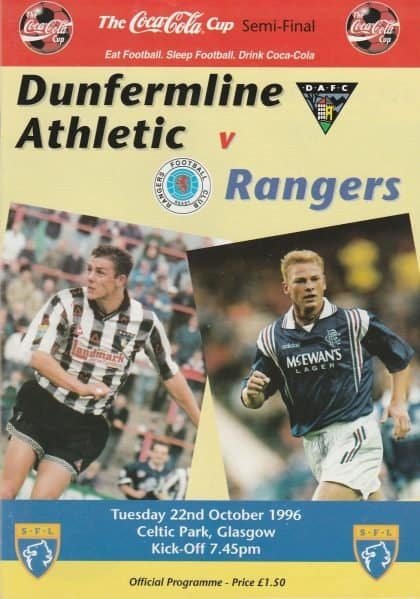 Dunfermline Athletic v Glasgow Rangers 22-Oct-1996