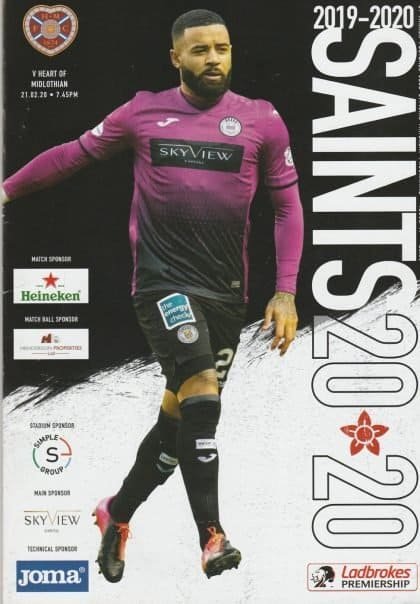 St Mirren v Heart of Midlothian  21-Feb-2020