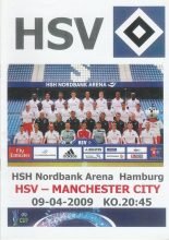 Hamburg SV v Manchester City 09-Apr-2009