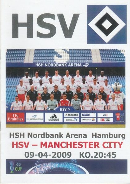 Hamburg SV v Manchester City 09-Apr-2009