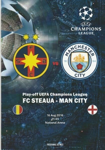 Steaua Bucharest v Manchester City  16-Aug-2016