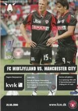 FC Midtjylland v Manchester City   28-Aug-2008