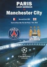 Paris St Germain v Manchester City  06-Apr-2016