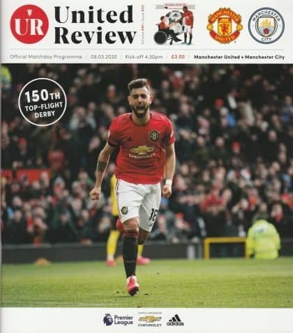 Manchester United v Manchester City 08-Mar-2020