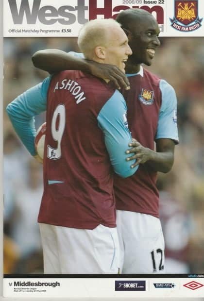 West Ham United v Middlesbrough  24-May-2009