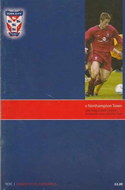 York City v Northampton Town   16-Aug-2003