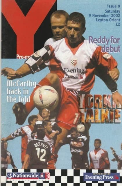 York City v Leyton Orient 09-Dec-2002