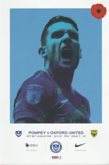 Portsmouth v Oxford United  02-Nov-2019