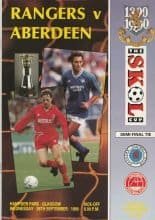 Glasgow Rangers v Aberdeen   26-Sep-1990