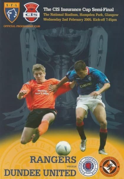 Glasgow Rangers v Dundee United  02-Feb-2005