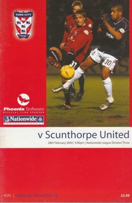 York City v Scunthorpe United   28-Feb-2004