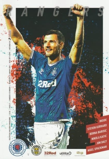 Glasgow Rangers v St Mirren  22-Jan-2020