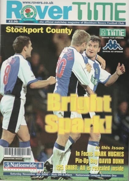 Blackburn Rovers v Stockport County  04-Nov-2000
