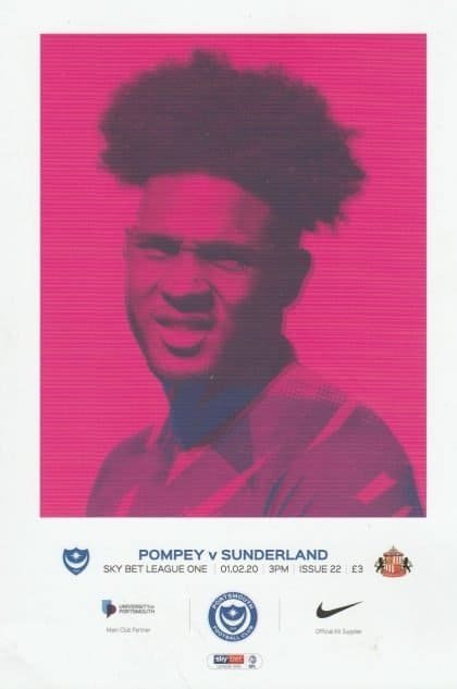 Portsmouth v Sunderland  01-Feb-2020