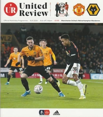 Manchester United v Wolverhampton Wanderers  15-Jan-2020
