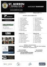 St Mirren v Ross County   23-Nov-2019