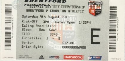 Brentford v Charlton Athletic 09-Aug-2014