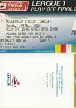 Hartlepool United v Sheffield Wednesday   29-May-2005