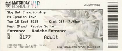 Leeds United v Ipswich Town  15-Sep-2015
