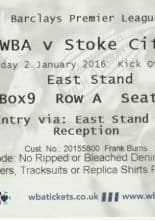 West Bromwich Albion v Stoke City 02-Jan-2016