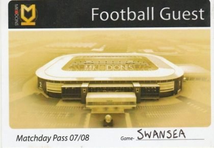 Milton Keynes Dons v Swansea City 25-Feb-2008