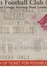 Fulham v Walsall 19-Feb-2000