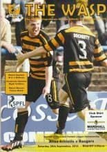 Alloa Athletic v Glasgow Rangers 20-Sep-2014