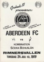 Södra Bohuslän v Aberdeen 24-Jul-1986