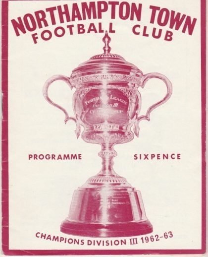 Northampton Town v Cardiff City 15-Feb-1964