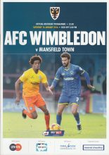 AFC Wimbledon v Mansfield Town  16-Jan-2016
