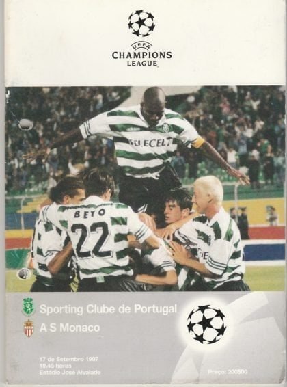 Sporting Lisbon v AS Monaco  17-Sep-1997