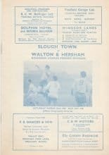 Slough Town v Walton & Hersham 22-Mar-1969