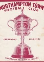 Northampton Town v Swindon Town 28-Sep-1963