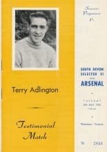 South Devon Selected XI v Arsenal  10-May-1966