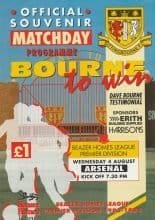 Sittingbourne v Arsenal  04-Aug-1993