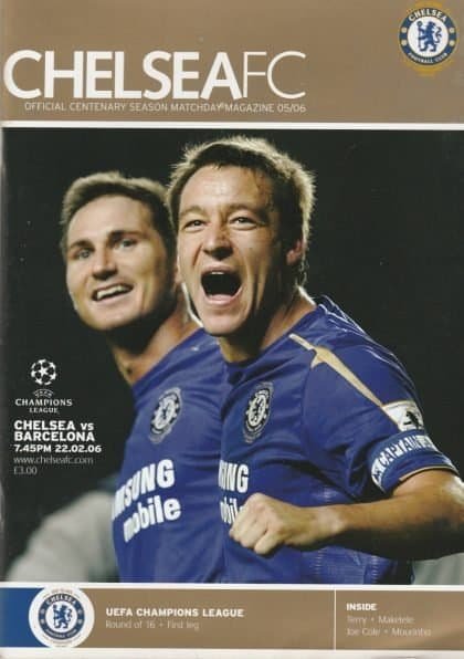 Chelsea v Barcelona 22-Feb-2006