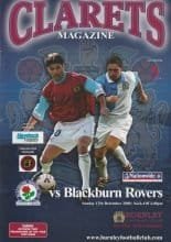 Burnley v Blackburn Rovers 17-Dec-2000
