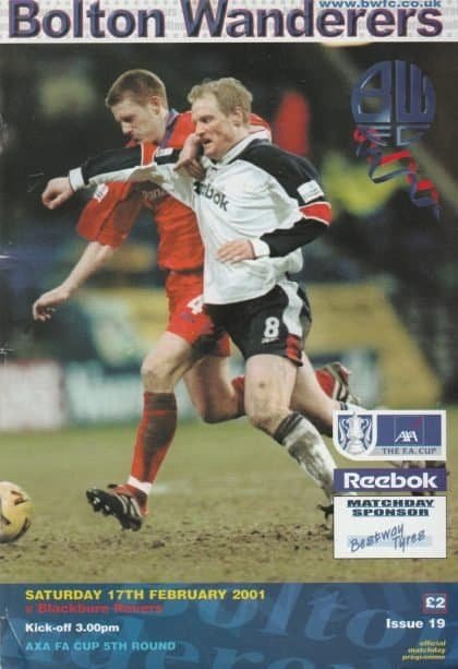 Bolton Wanderers v Blackburn Rovers 17-Feb-2001