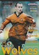 Wolverhampton Wanderers v Blackburn Rovers  21-Apr-2001